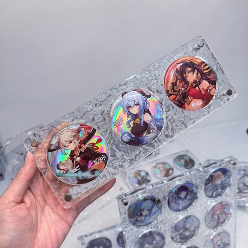 亚克力谷美展示架吧唧砖卡砖谷子