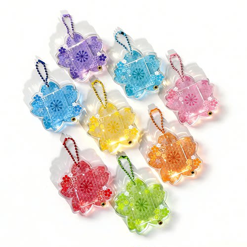 樱花亚克力挂件1寸2寸证件照谷美