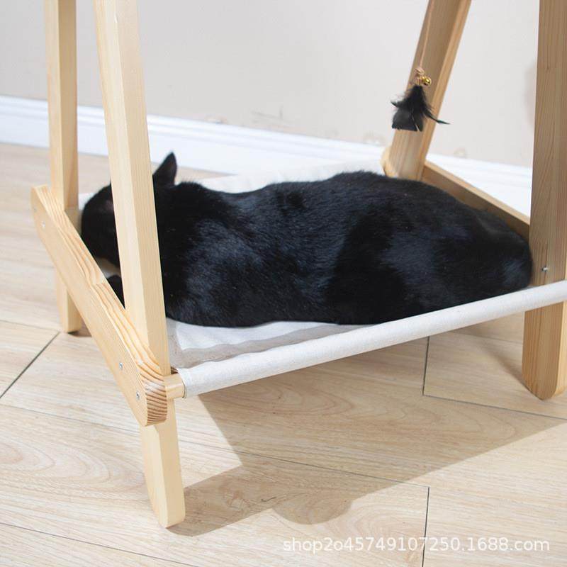 拉车套罩wakupet 猫窝双层多猫宠物窝实木猫吊床四季通用猫玩具猫,电子元器件市场,电子实验/科学实验器材,淘宝优惠券,粉丝福利购,淘宝优惠卷