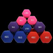 女士六角小哑铃家用健身器材一对瘦手臂练臂肌瑜伽减肥儿童亚铃男