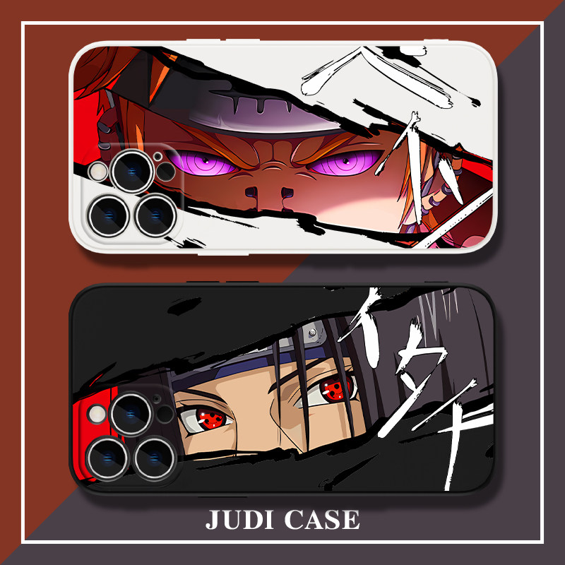 火影忍者苹果11pro手机壳iphone14promax适用13女12男xsmax佩恩x鼬xr动漫7周边8plus火影15软硅胶6mini