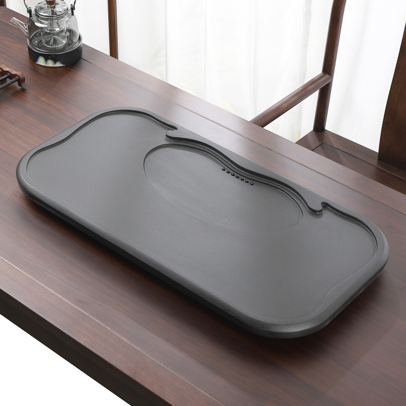 家用乌金石茶盘天然简约