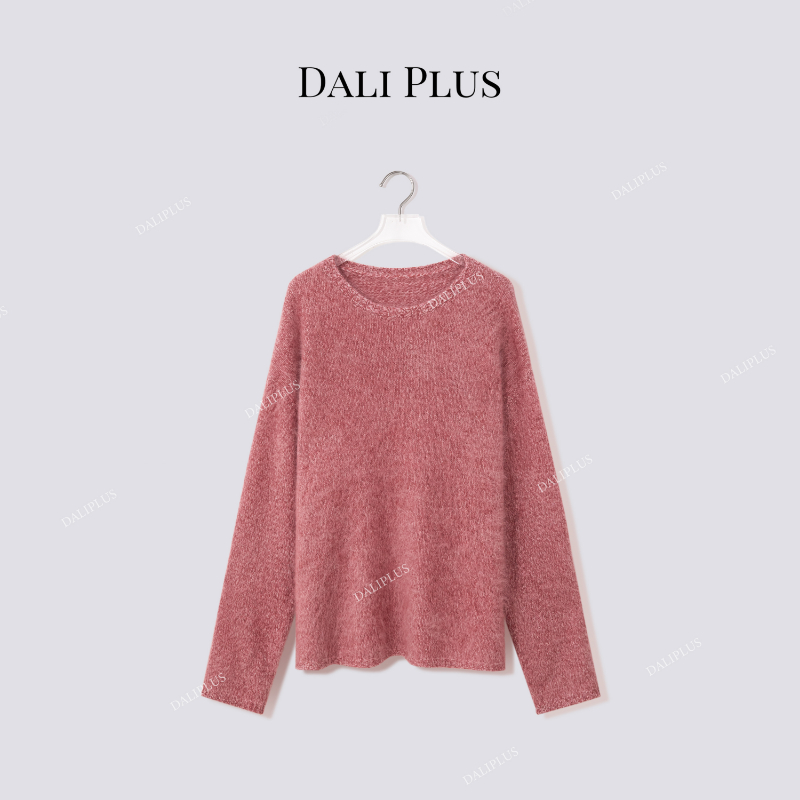 “山羊绒拉绒+绵羊毛毛衣” 套头针织-D5CH5349