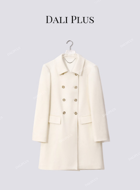 必入30羊绒70澳毛 年底战袍永不过时白金大衣D5SZ8207-1