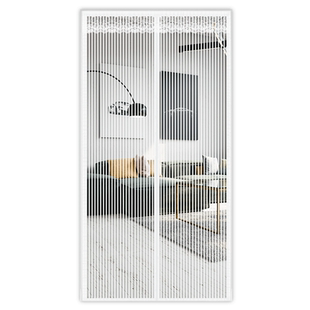 定制门帘家用免打孔透气防蚊虫静音磁吸遮挡隔断帘隔离冷暖气油烟