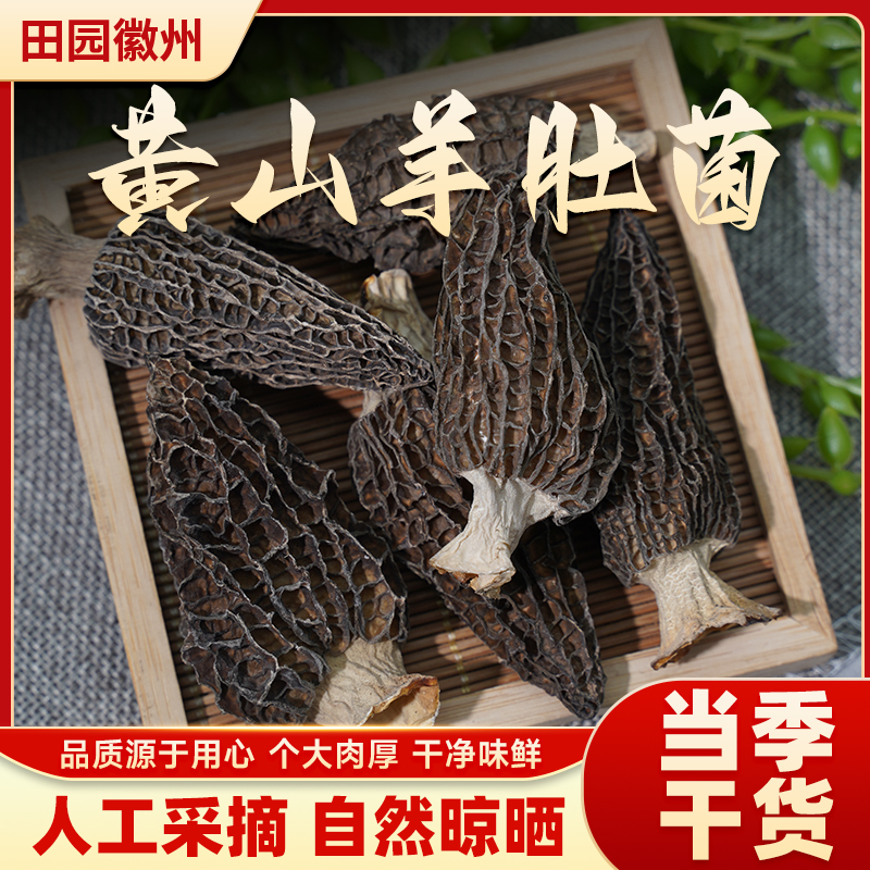 羊肚菌当季干货牛肚菌煲汤食材