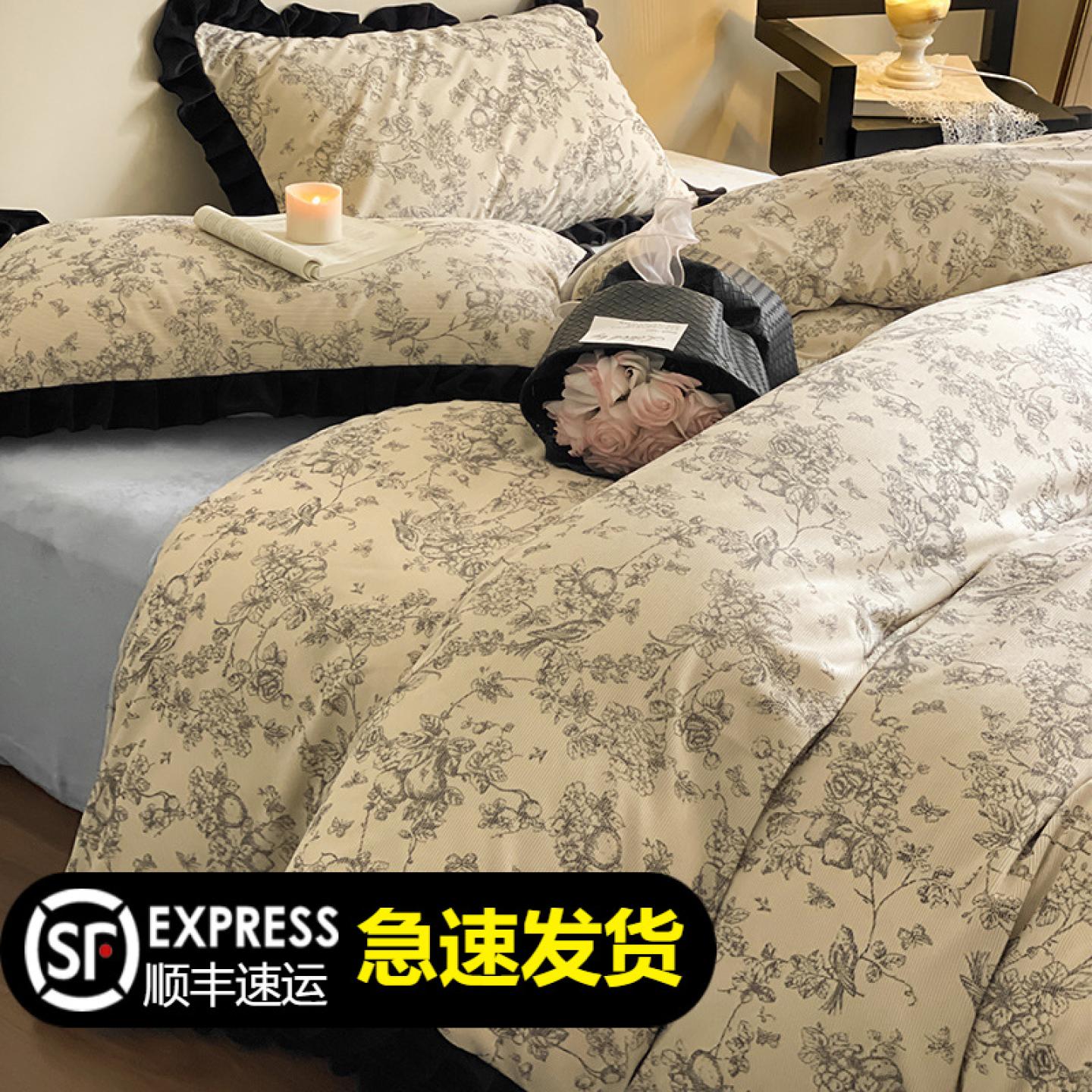 床单式法式新款法式赫本灯芯绒