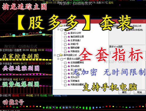 通达版天相股多多指标公式双紫擒龙头紫紫红黄动能二号手机电脑版