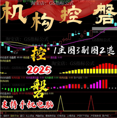 2025机构控磐量化控盘主副图选全套指短线战法看盘指标手机电脑版