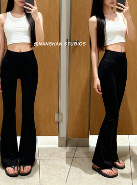 NANSHAN喇叭裤性感微喇grove瑜伽裤高腰显瘦春夏长裤女外穿