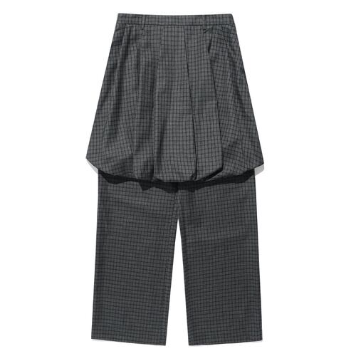 somi家 韩国直邮FFATS复古格子花苞连体裤裙 25ss 正品