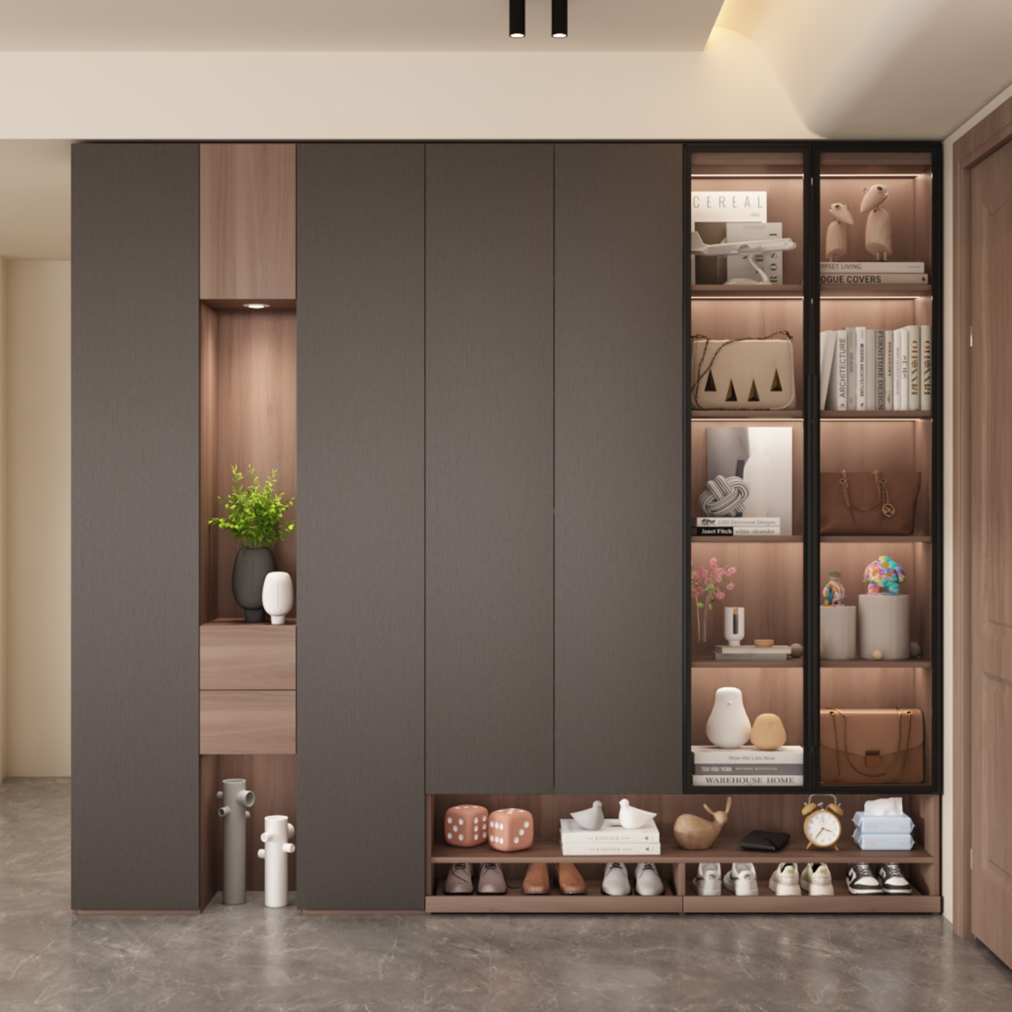 定制ENF级家用门口鞋柜