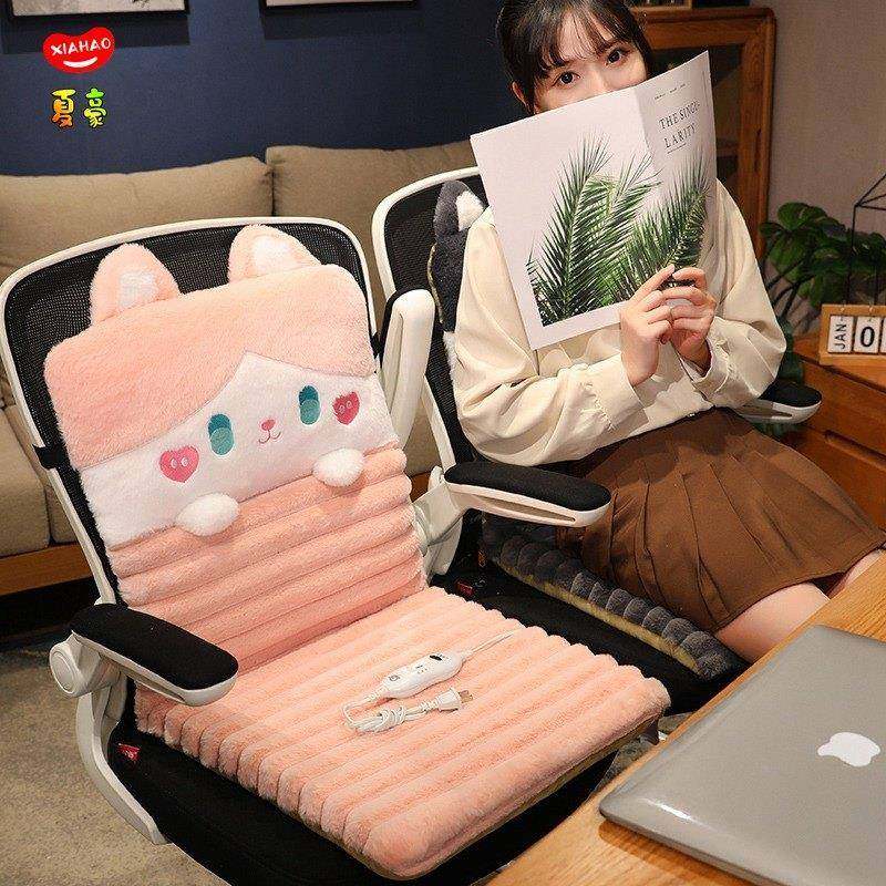 加热坐屁垫靠背一体办室久坐护腰舍垫椅垫子垫屁股垫夏豪（居学生,居家布艺,椅垫,淘宝优惠券,粉丝福利购,淘宝优惠卷