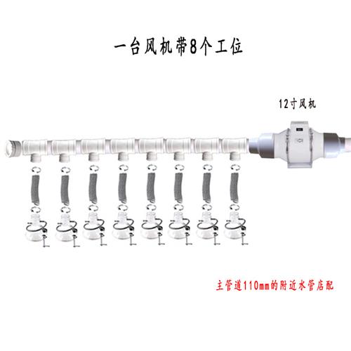 电子吸烟罩风机焊锡烙铁排烟机配套抽烟罩流水线焊台抽风排烟套餐