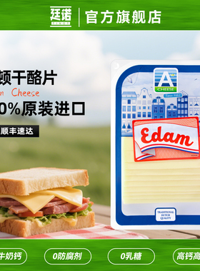 廷诺伊顿干酪片原制天然奶酪荷兰进口家用烘焙即食高钙芝士片150g
