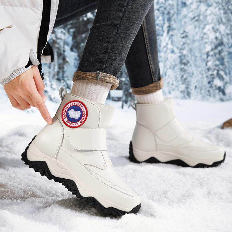 德国皮毛一体户外雪地靴滑雪保暖