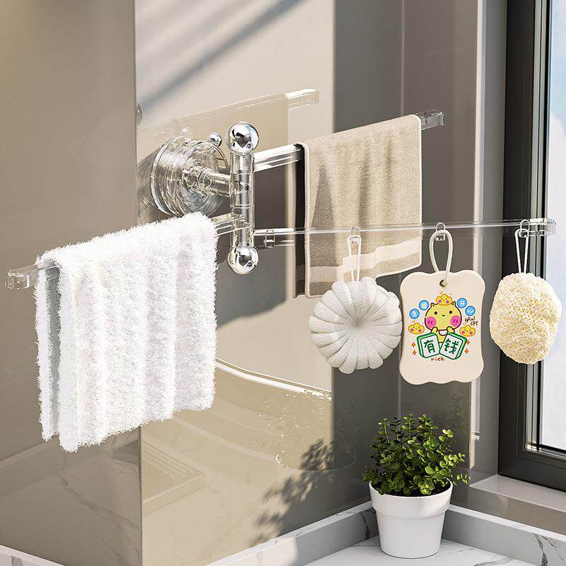吸盘抹布沥水架厨房多功能置物架壁挂旋转水槽海绵收纳挂架新款
