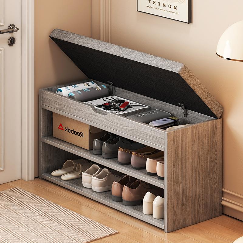 鞋架家用门口小窄入户门鞋柜室内简易多层爆款收纳小窄可坐换鞋凳