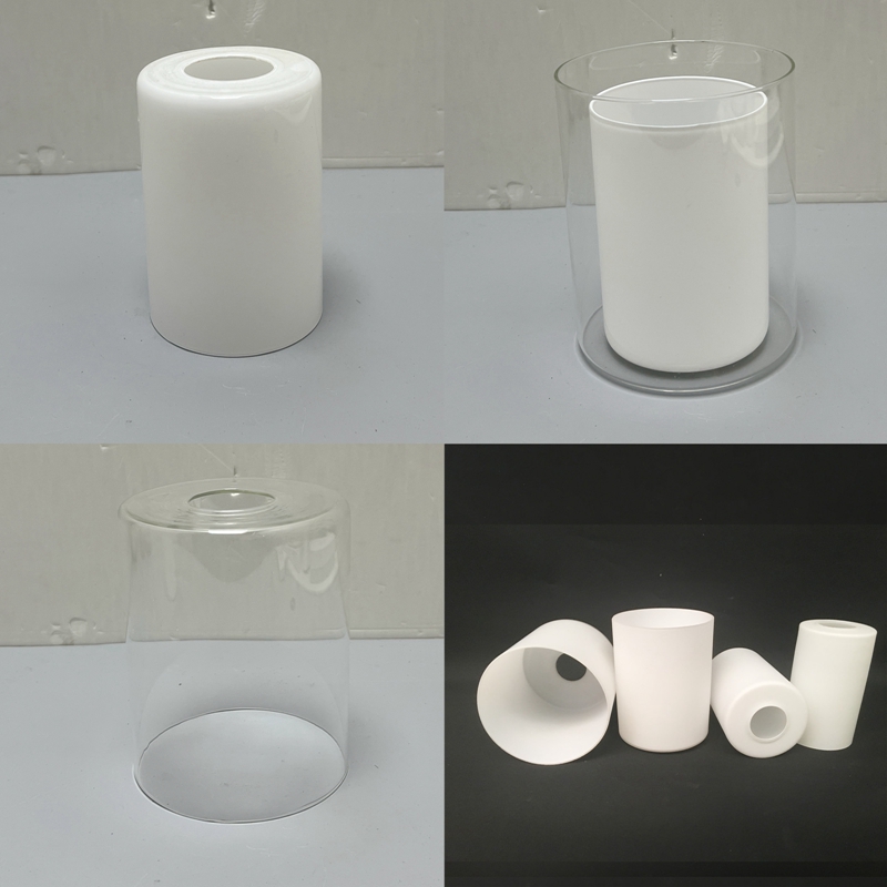 直筒玻璃灯具配件灯饰灯罩