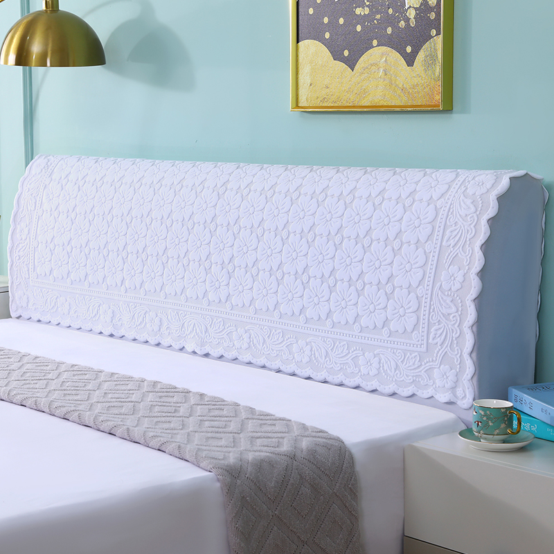 加厚蕾丝床头盖布防尘罩