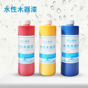 匠心森林水性木器油膏家具木器实木门窗地板修色维修漆不变色面漆
