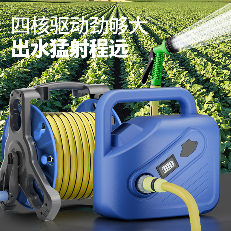 充电式抽水泵浇水神器农用浇地浇菜浇水机锂电池大功率便携式小型
