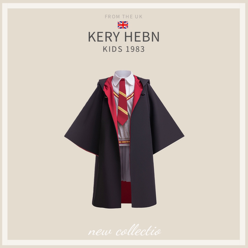 KeryHebn女童魔法学院哈利波特cos套装女童学院疯三件套装万圣节