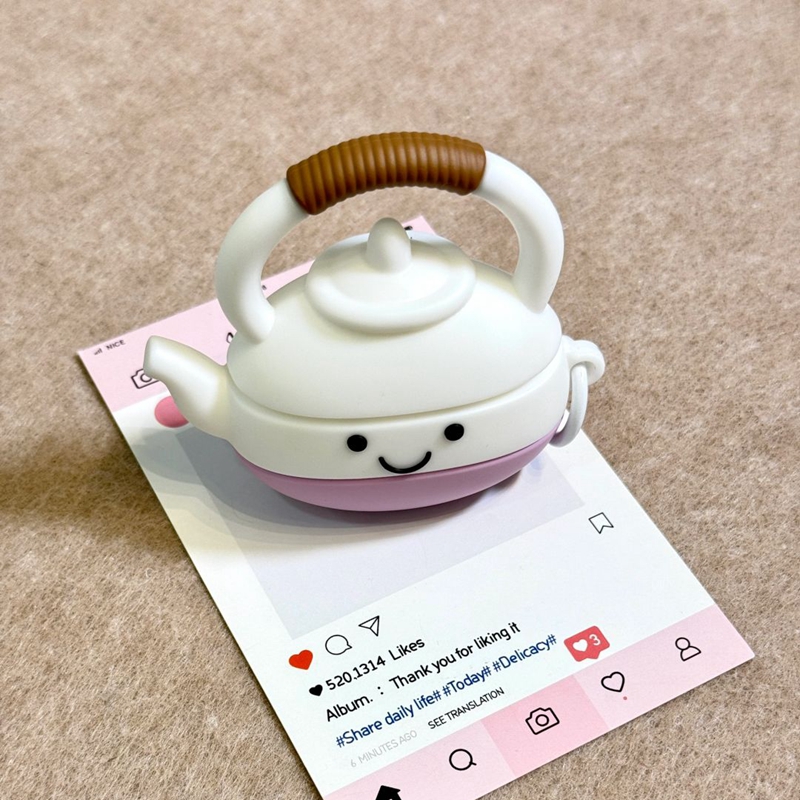 可爱立体jellycat小茶壶适用airpods4新款保护套airpods苹果无线蓝牙耳机保护壳airpods1/2女新款pro3防摔套