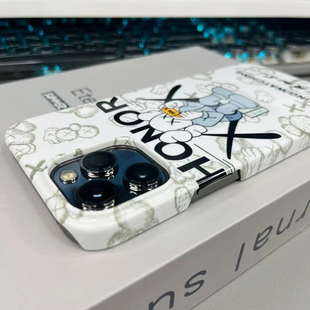 潮牌KAWS芝麻街适用iphone17promax苹果13手机壳16promax新款14菲林壳15网红情侣17高级感12创意男女个性防摔
