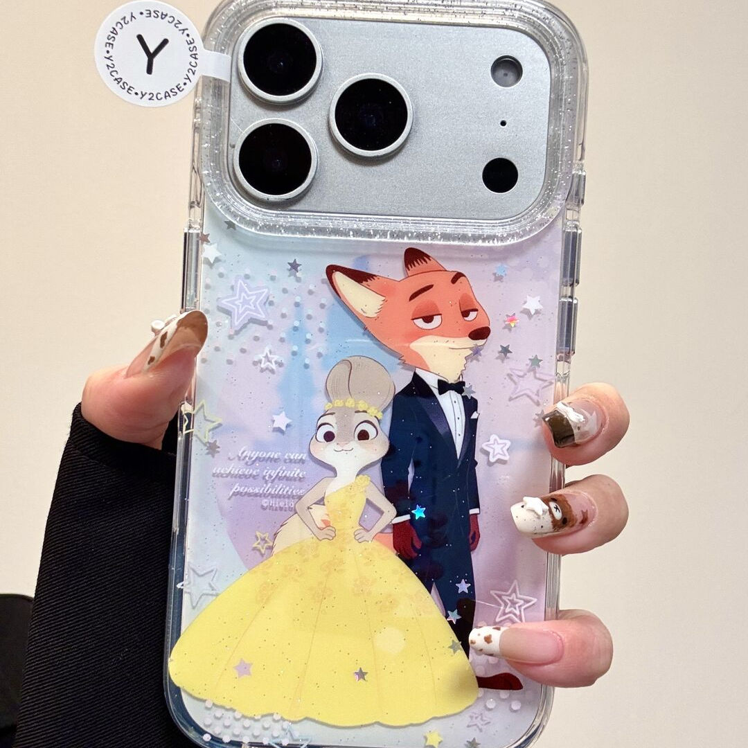 动漫卡通礼服尼克朱迪适用iPhone17promax新款苹果16promax手机壳15pm可爱14个性趣味13网红爆款17情侣保护套