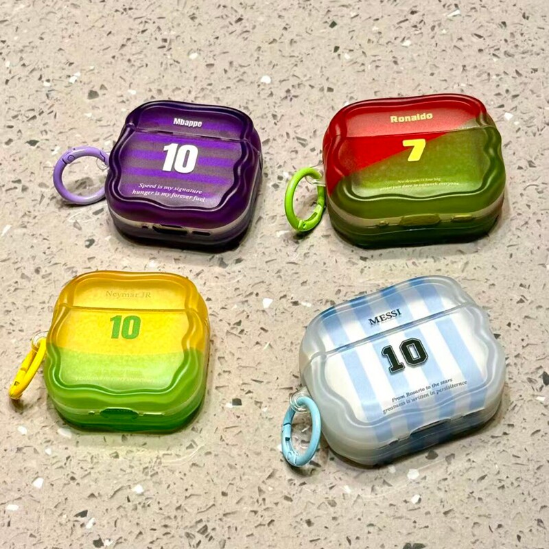 创意世界杯足球球衣适用苹果Airpods3无线蓝牙耳机套AirPods1/2新款AirPodsPro3个性潮流AirPods4情侣保护套