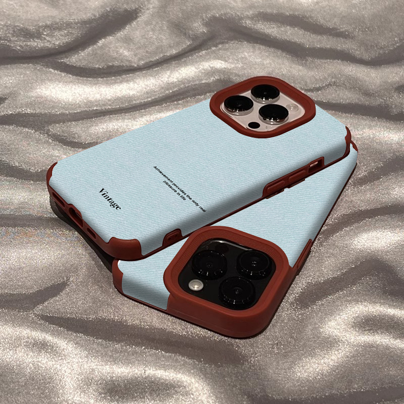 ins简约纯色字母苹果15ProMax手机壳iphone14promax新款16ProMax小羊皮15小众创意11高级感15pro全包13保护套