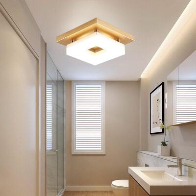 入方形过道走廊玄关灯灯UFJ简约现代嵌式欧吊顶灯创意轻奢北阳台