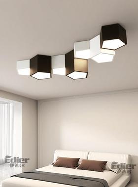 极简饭卧室吸顶VMZ灯现代创简约气大意几何阳台走廊厅书房LED灯具