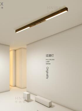 简约现无主灯客厅灯线WZ6006-9条灯创意代长e条l吸顶灯卧d室过道