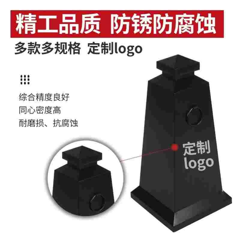 高档不锈钢路锥路障停车反光锥物业三角锥安全警示锥隔离墩厂家