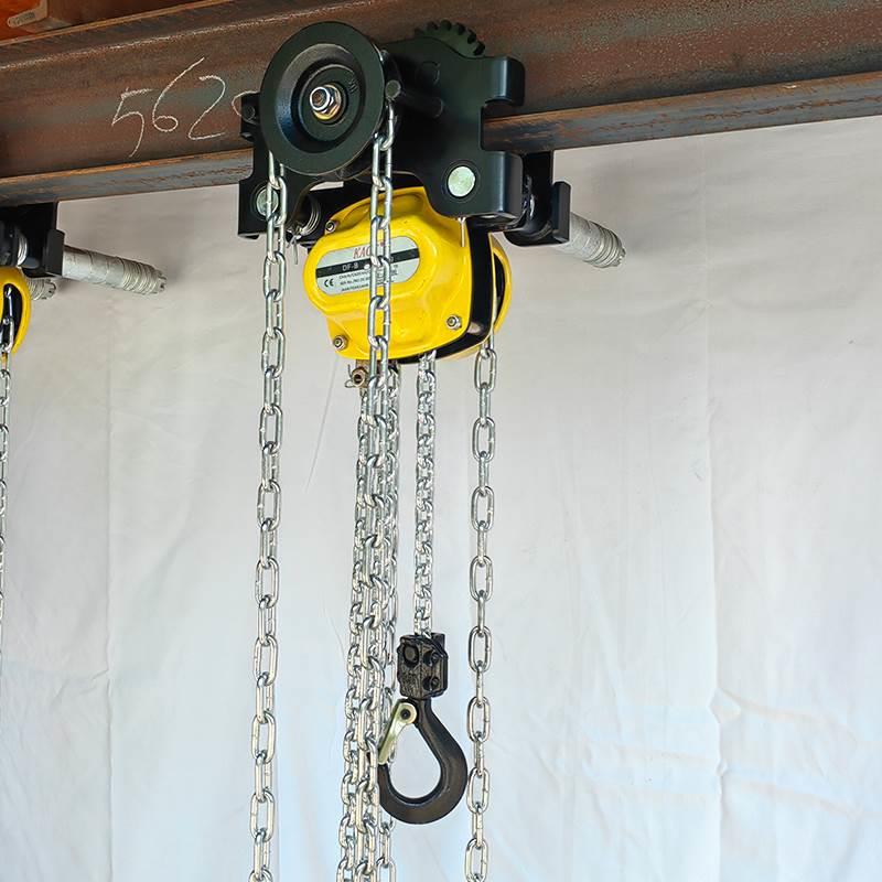 起重工具连体低净空一体式手拉葫芦KACC品牌手动行车组合式倒链