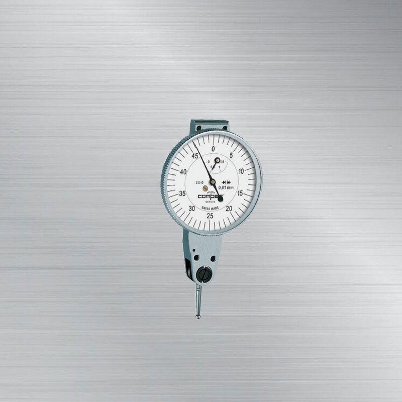 瑞士Compac 原装杠杆百分表杠杆表指示表横向型公制235G