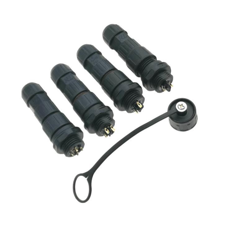 航空插头 面板焊接式 防水连接器 电线电缆接头 2-8芯公母接插件