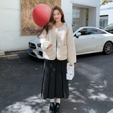 【现货】2025冬装新款皮毛一体毛绒外套095-8323-P185-K278，女装皮草，浙宝095(原288A)