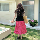 【现货】2025夏装新款设计感上衣半身裙两件套095-8211-P145-K218，女装套装/套裙，浙宝095(原288A)