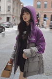 【已出货】2024新款撞色拼接工装白鸭绒羽绒服095-936-P245-K358，女装羽绒服，浙宝095(原288A)
