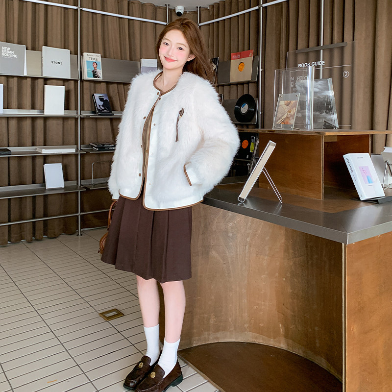 【现货】2025冬装新款皮毛一体毛绒外套095-8329-P215-K318,女装皮草,浙宝095(原288A)