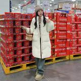 【现货】2024冬季中长款过膝加厚白鸭绒羽绒服095-9169-P245-K368，女装羽绒服，浙宝095(原288A)