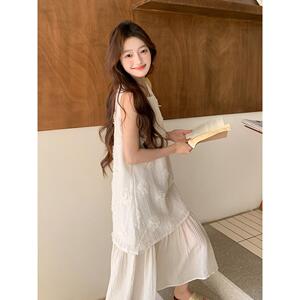 现货 2025夏季新款剪花肌理感背心连衣裙095-8182-P125-K188图片