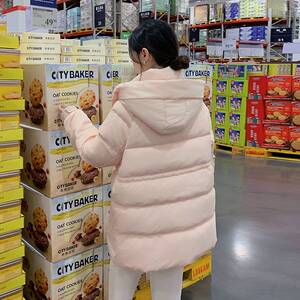 【现货主推】2024冬季连帽白鸭绒羽绒服面包服095-9187-P220-K338图片