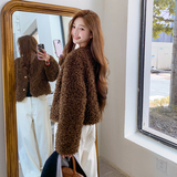 【现货】2025冬季短款皮毛一体毛绒外套095-8317-P155-K238，女装皮草，浙宝095(原288A)