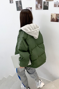 【现货】2023冬季学休闲生运动卫衣帽羽绒服女095-993-P185 K288图片