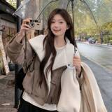 【现货】2024新款90白鸭绒羊羔毛灯芯绒羽绒服095-9172-P245-K368，女装羽绒服，浙宝095(原288A)