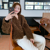 【现货】2025冬季短款皮毛一体毛绒外套095-8317-P155-K238，女装皮草，浙宝095(原288A)